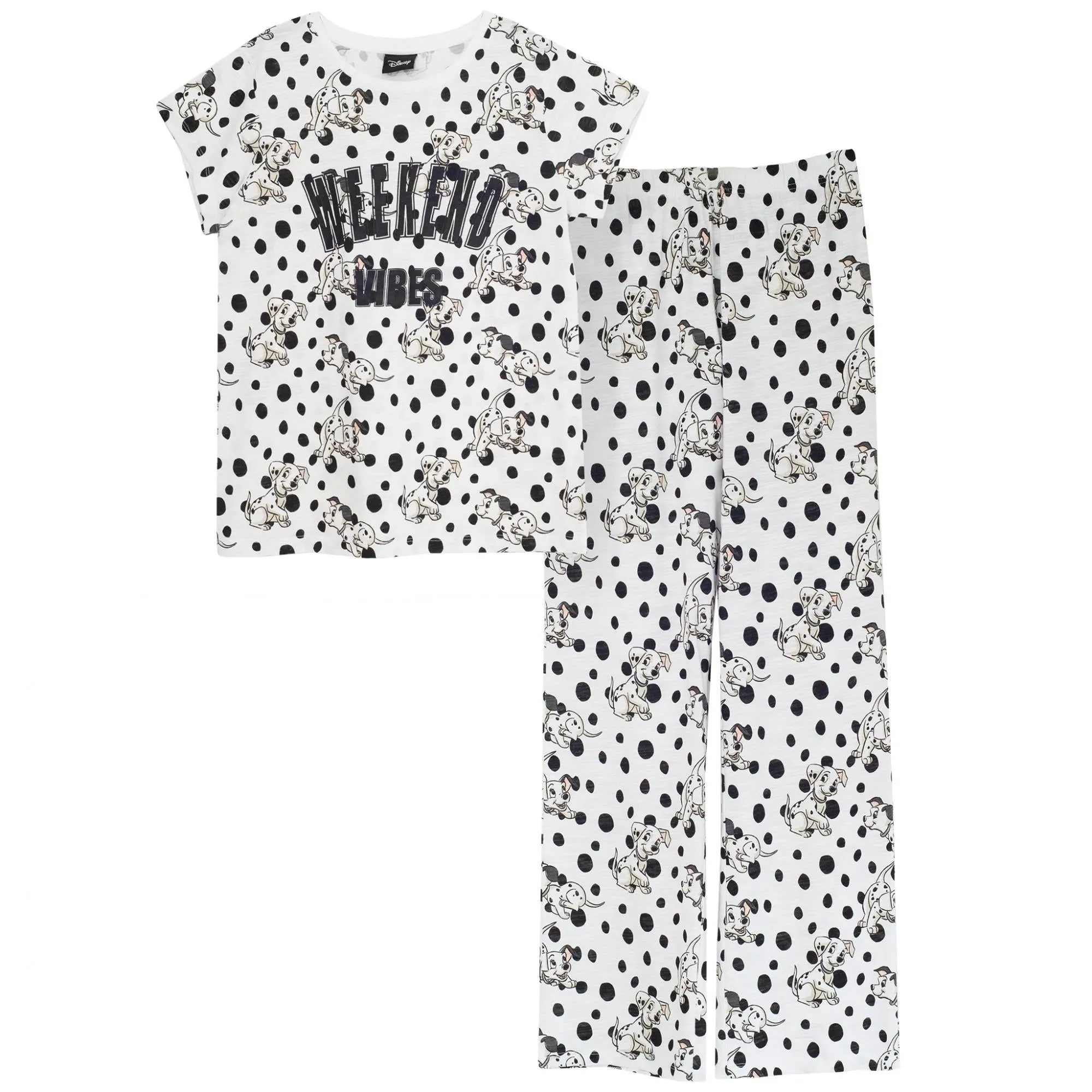 101 Dalmatians Womens/Ladies Weekend Vibe Pyjama Set