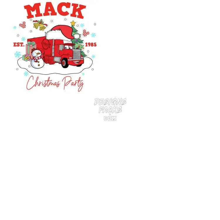 17 Cars Cartoon Christmas Designs Bundle PNG