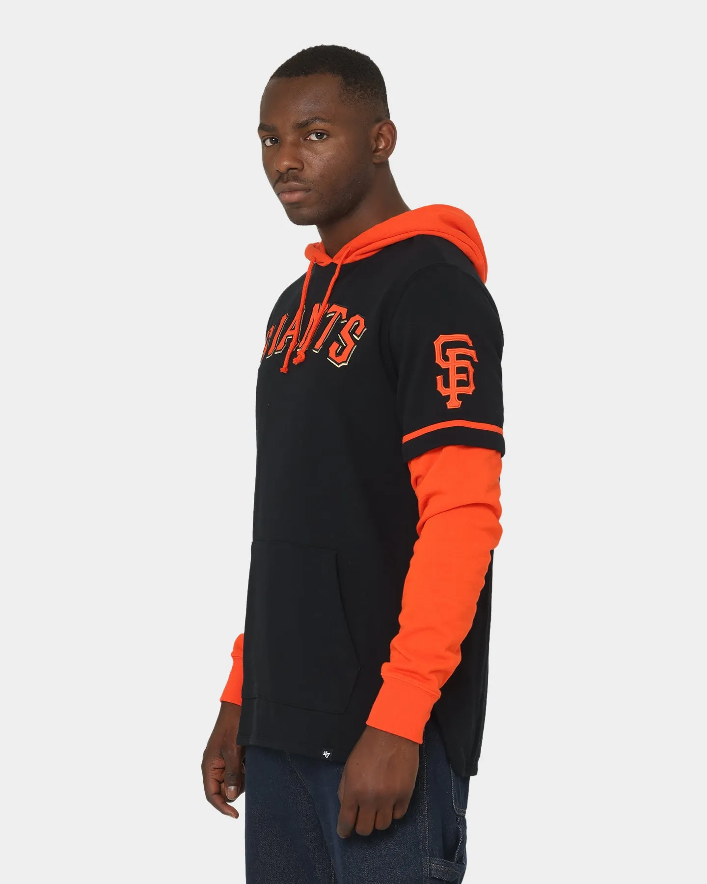 47 Brand San Francisco Giants Shortstop Hoodie Jet Black