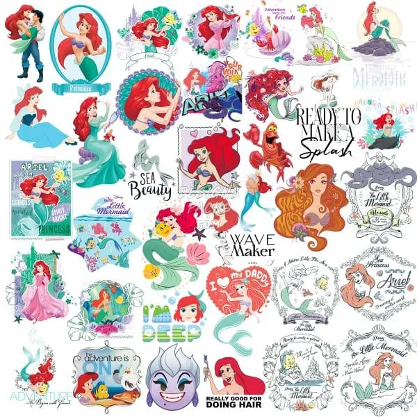 53 Cartoon Movie Designs Bundle PNG