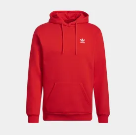 Adicolor Essentials Trefoil Hoodie Mens Hoodie (Red)