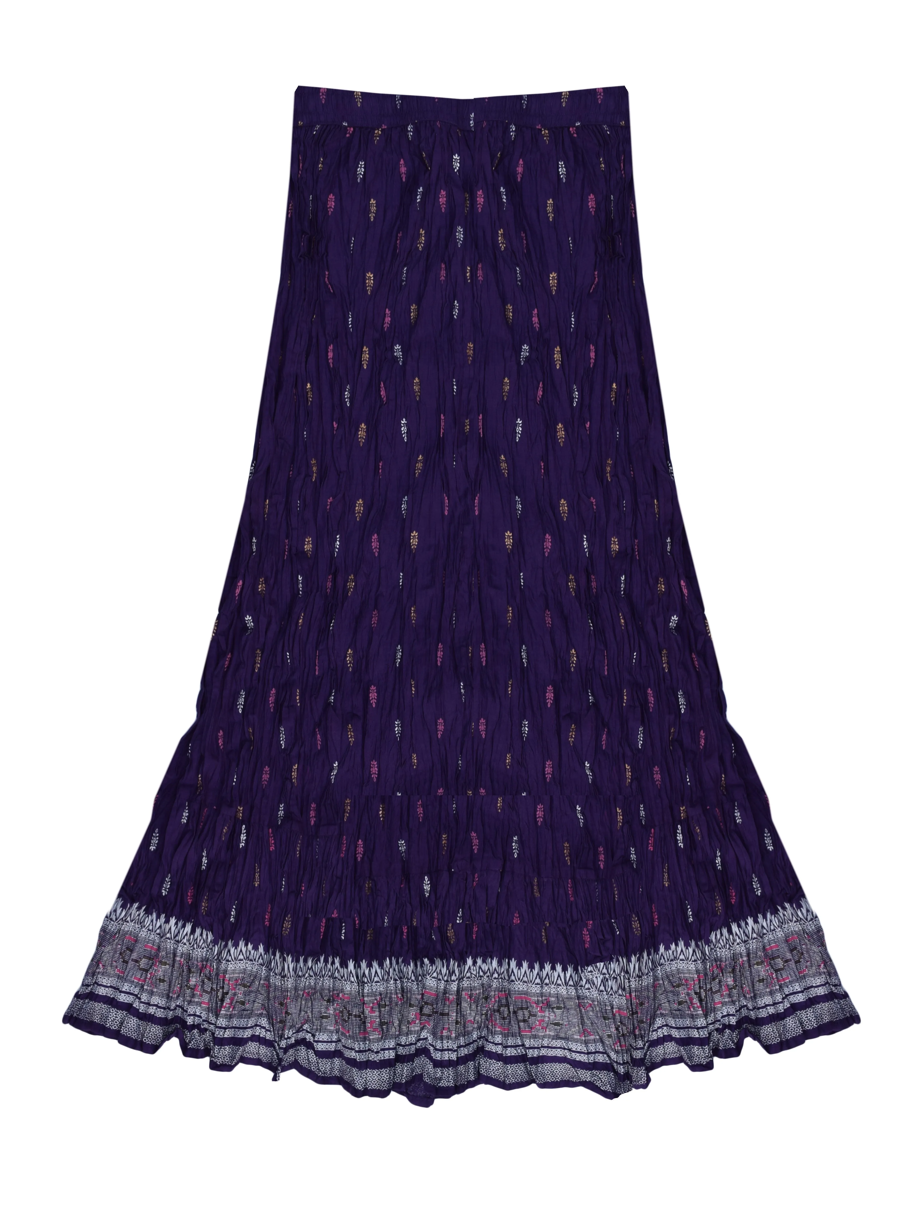 Anu Block Print Style Pure Cotton Skirt