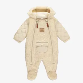 Baby One Piece Snowsuit Sherpa   Plush