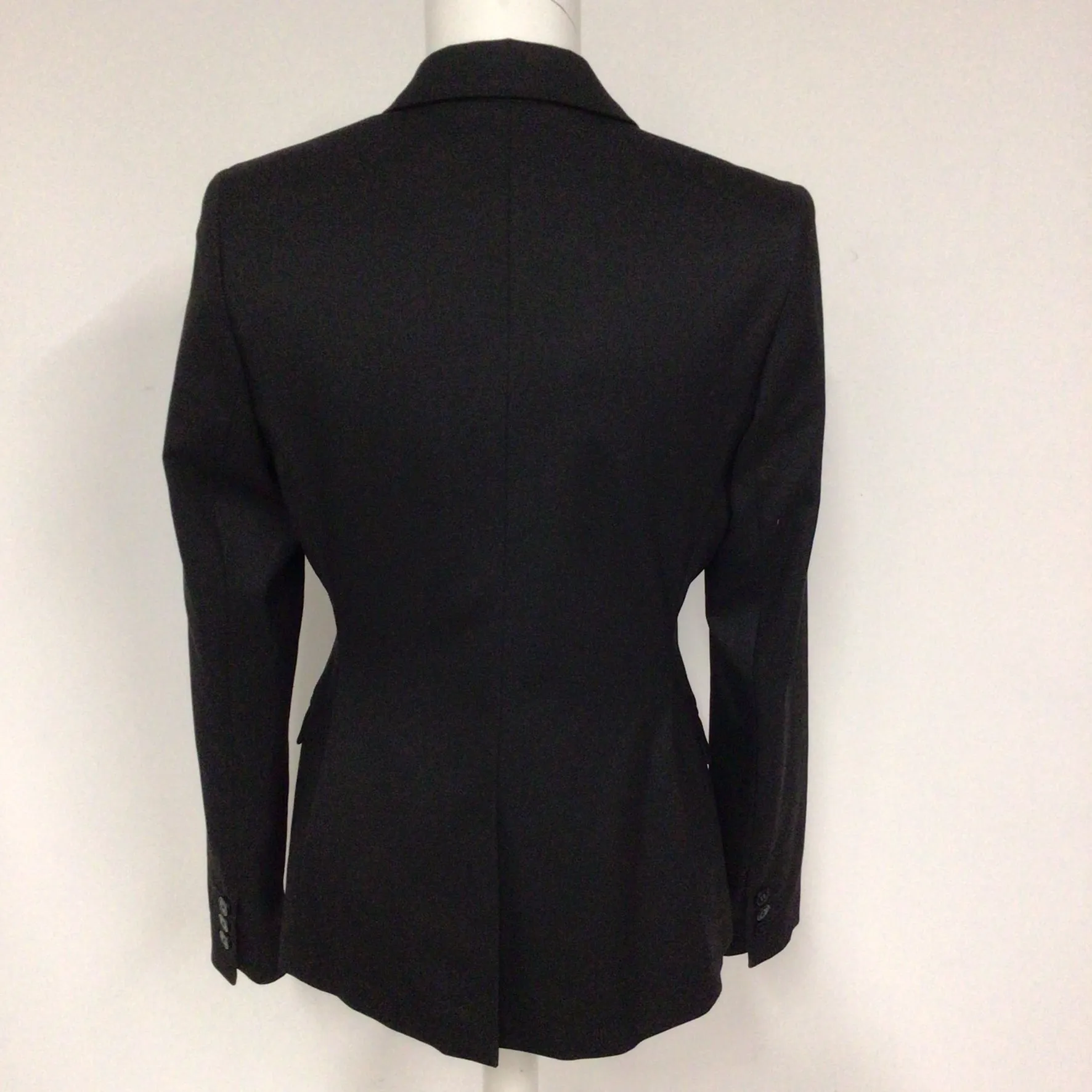 BNWT Next Tailoring Black Blazer Jacket w/Shoulder Pads Size 10R