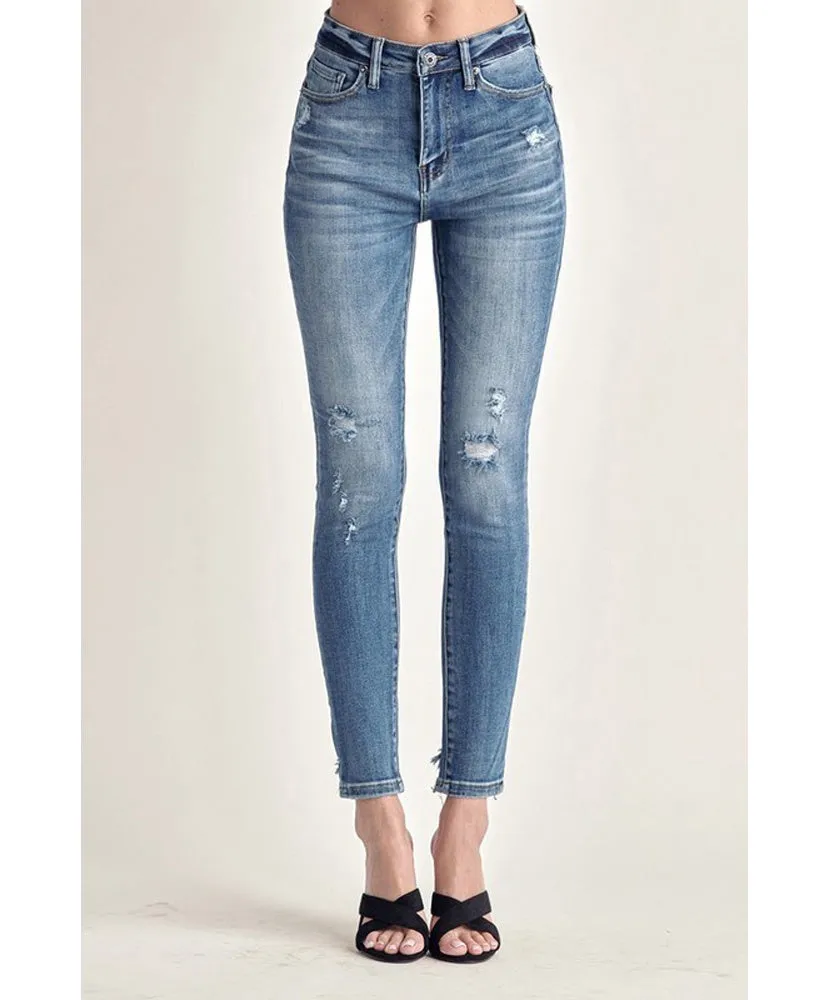 Cassie Vintage Washed Skinny Jeans