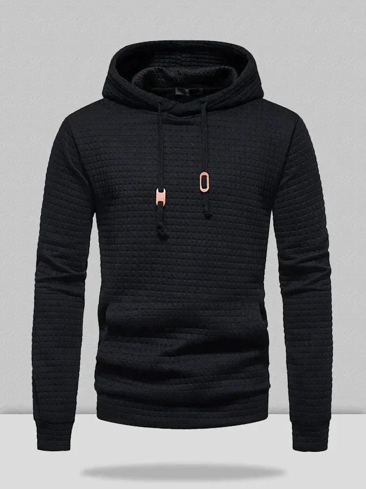 Coofandy pullover jacquard hoodie