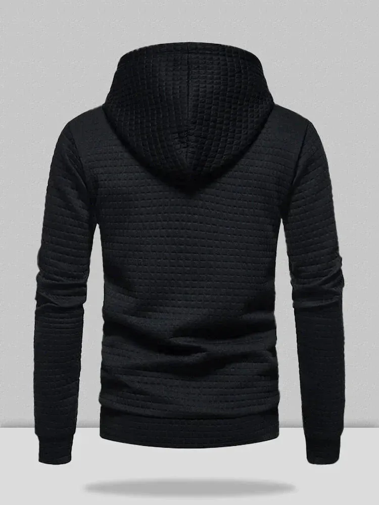 Coofandy pullover jacquard hoodie