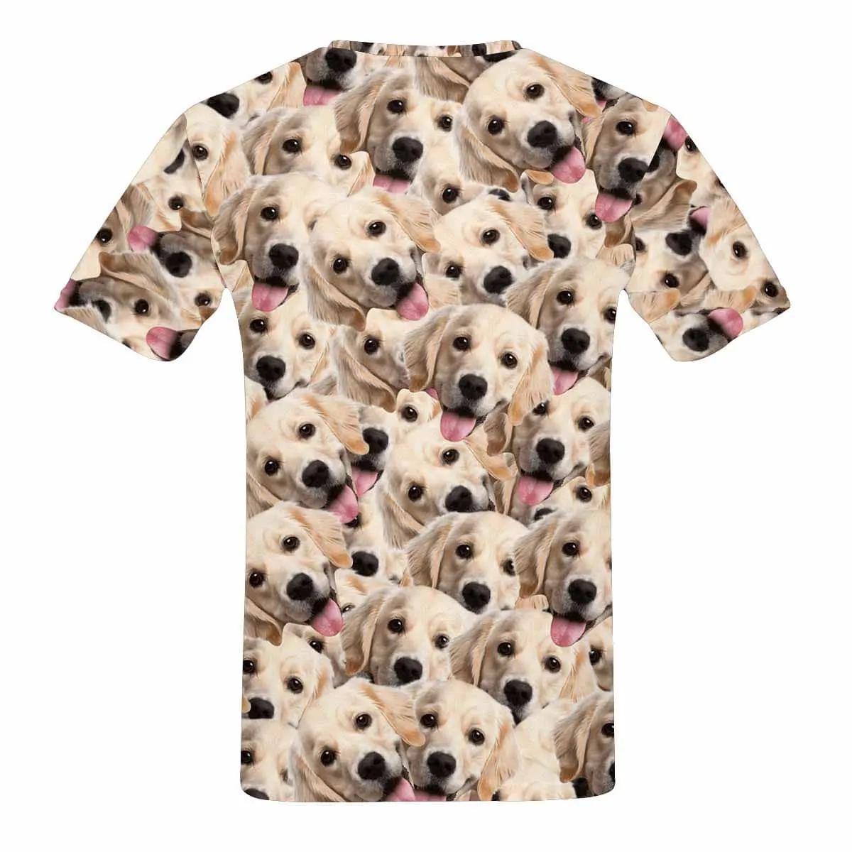 Custom Face Spin Dog Men's T-shirt