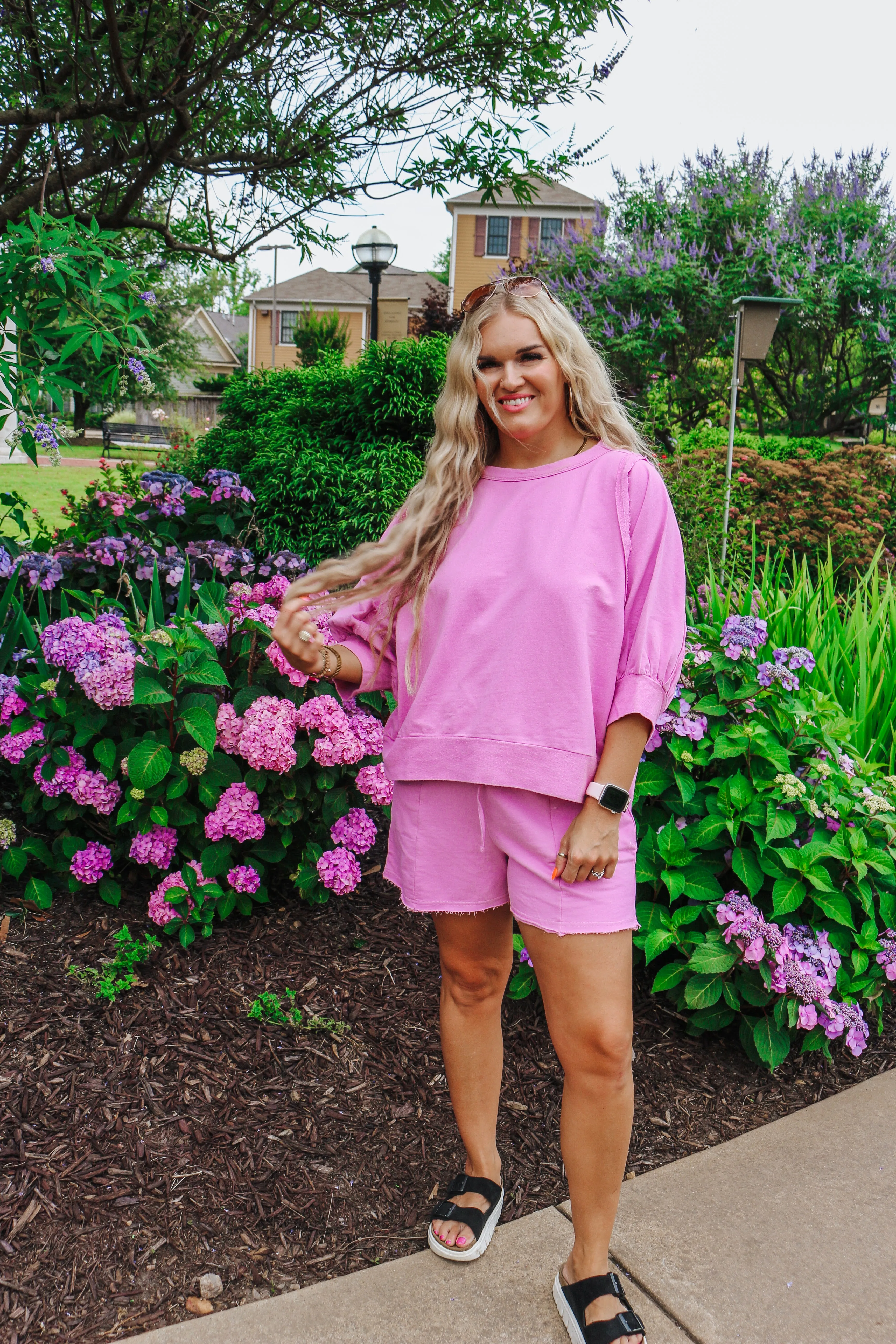 Daily Reminder Pink High Waisted Shorts