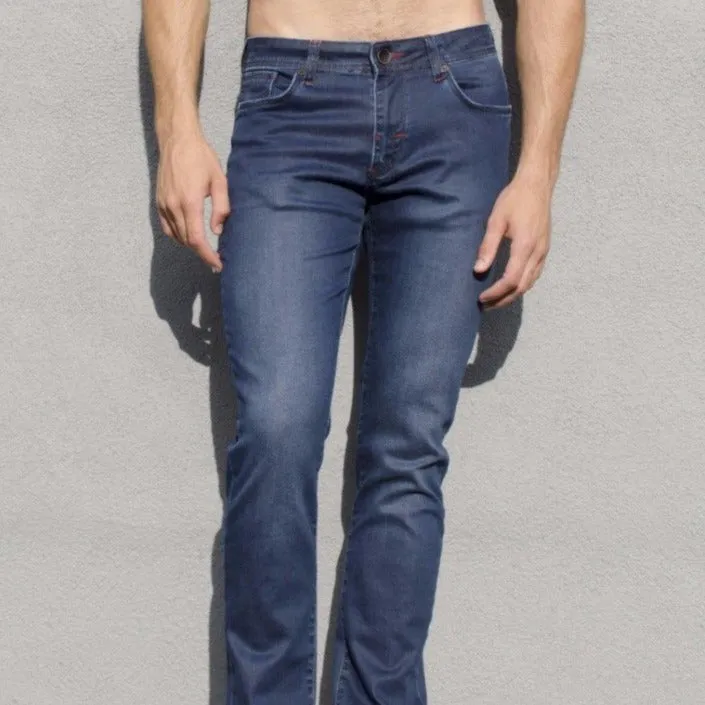 Dark Blue Slim Fit Jeans #12050