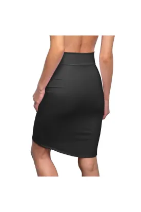 Dark Gray Women's Pencil Skirt