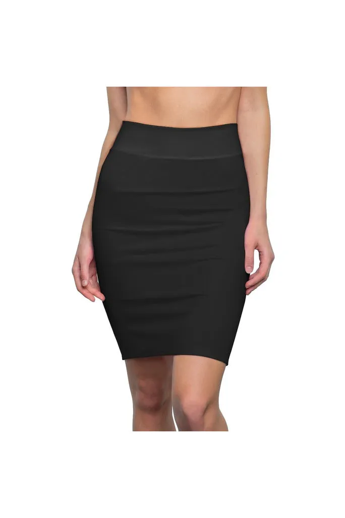 Dark Gray Women's Pencil Skirt