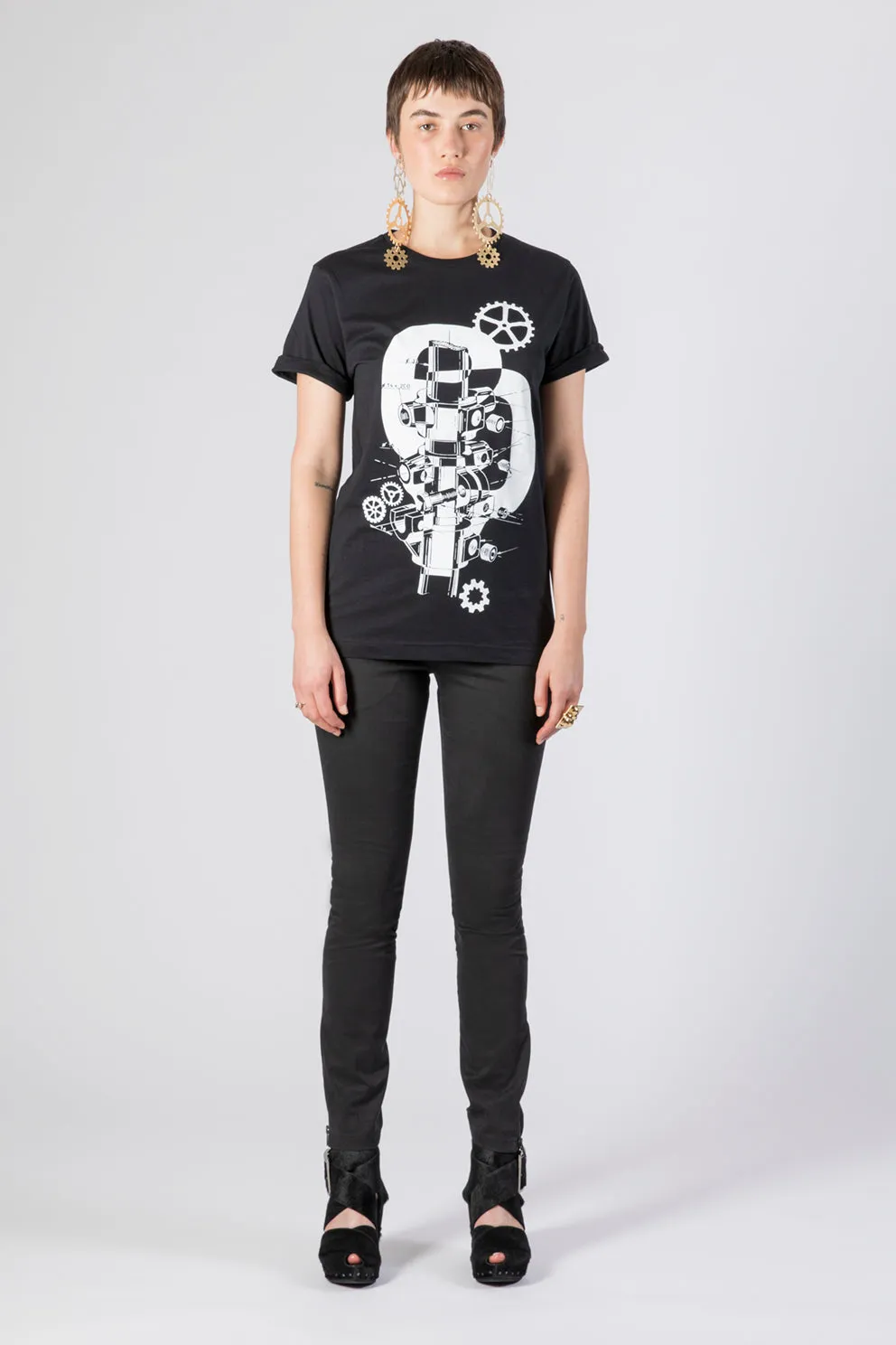 DREAM MACHINE - Black Statement T-Shirt