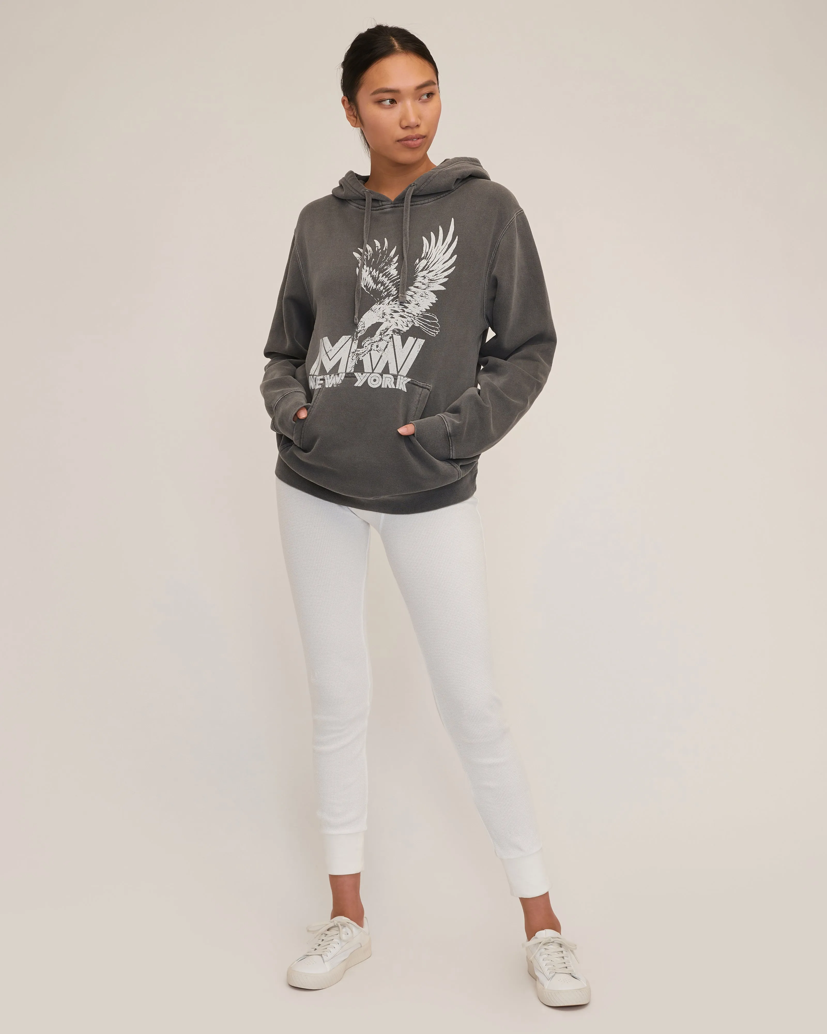 Eagle Graphic French Terry Hoodie