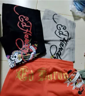 ED Hardy Ladies Leftover Sexy/Biker Shorts. 40 pcs Deadstock/Leftover Shorts