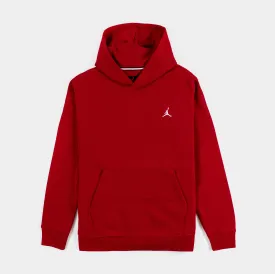 Essentials Fleece Pullover Mens Hoodie (Red)