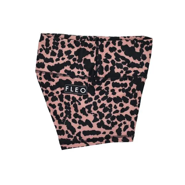 FLEO Leopard Frenzy Shorts (Power High-rise)