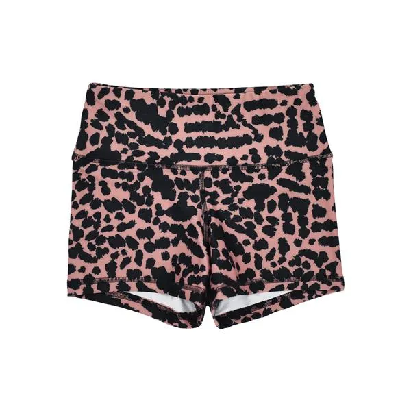 FLEO Leopard Frenzy Shorts (Power High-rise)