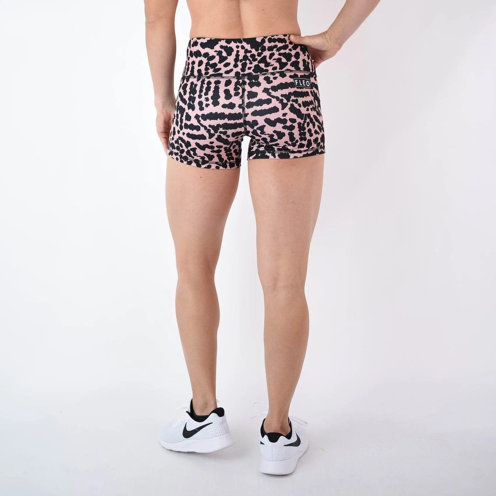 FLEO Leopard Frenzy Shorts (Power High-rise)