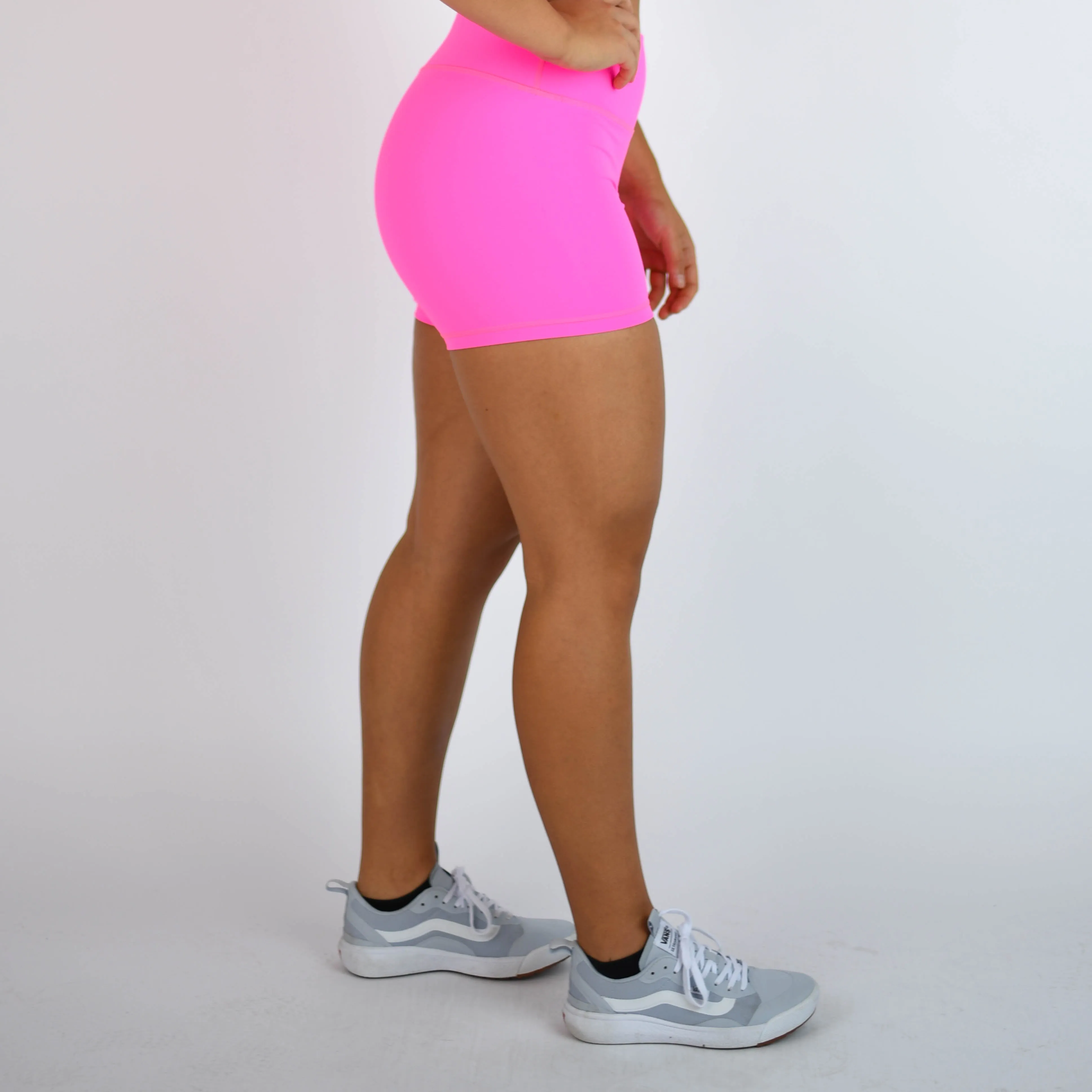 FLEO Neon Pink Shorts (True High)