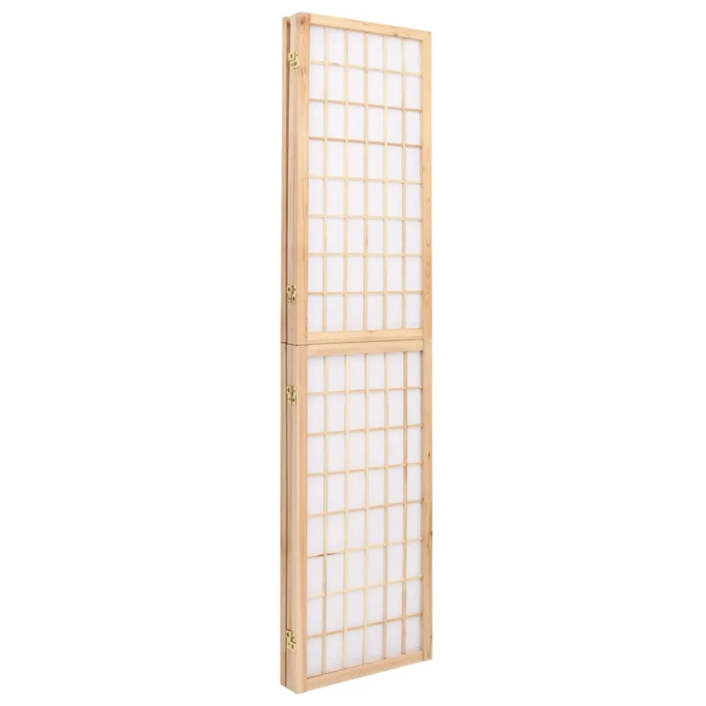 Folding 3-Panel Room Divider Japanese Style 120x170 cm