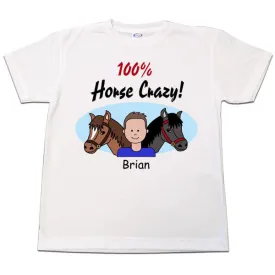 Horse Crazy T Shirt - Boy