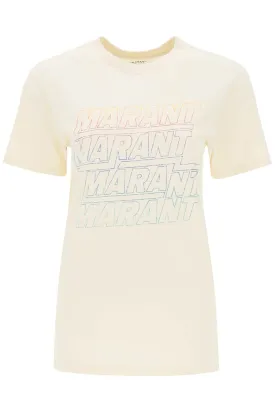 Isabel Marant Etoile zoeline t-shirt with logo print