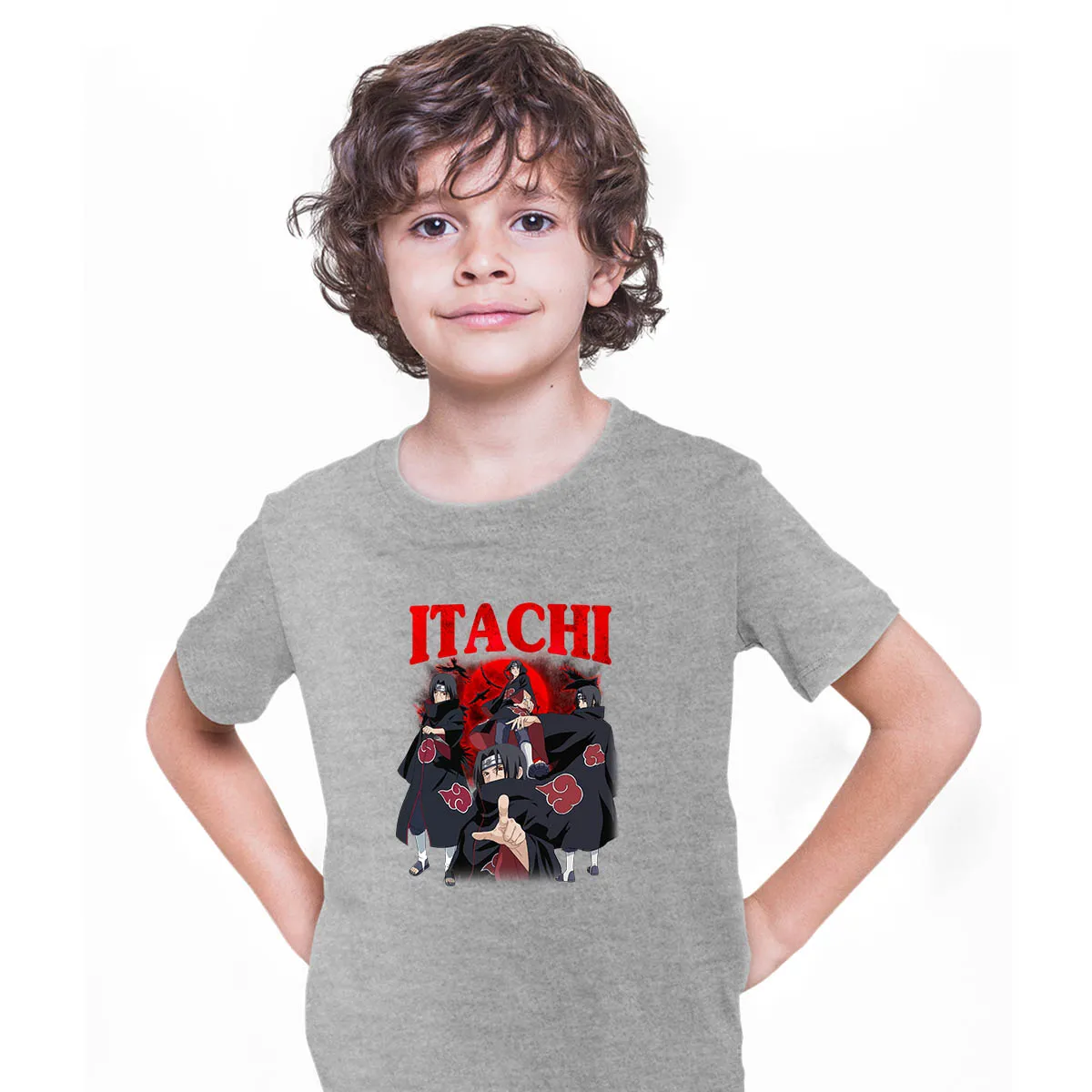 Itachi Uchiha Naruto  Series Graphic Art Japanese Manga Anime T-shirt for Kids