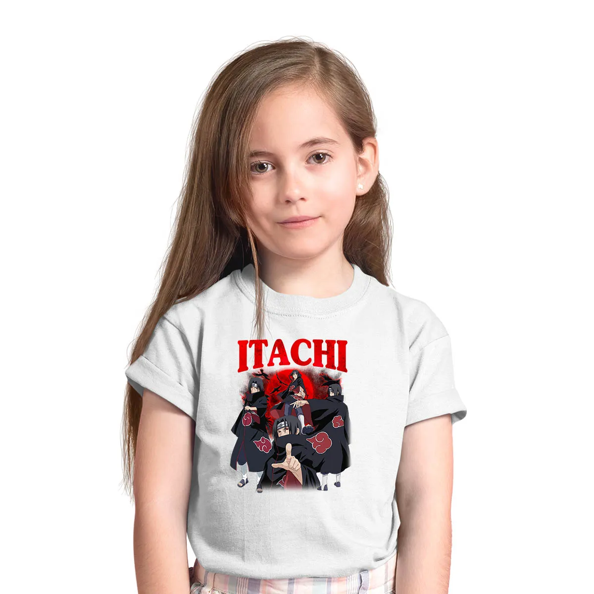 Itachi Uchiha Naruto  Series Graphic Art Japanese Manga Anime T-shirt for Kids