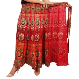 Jaipuri Printed Wrap Around Skirt