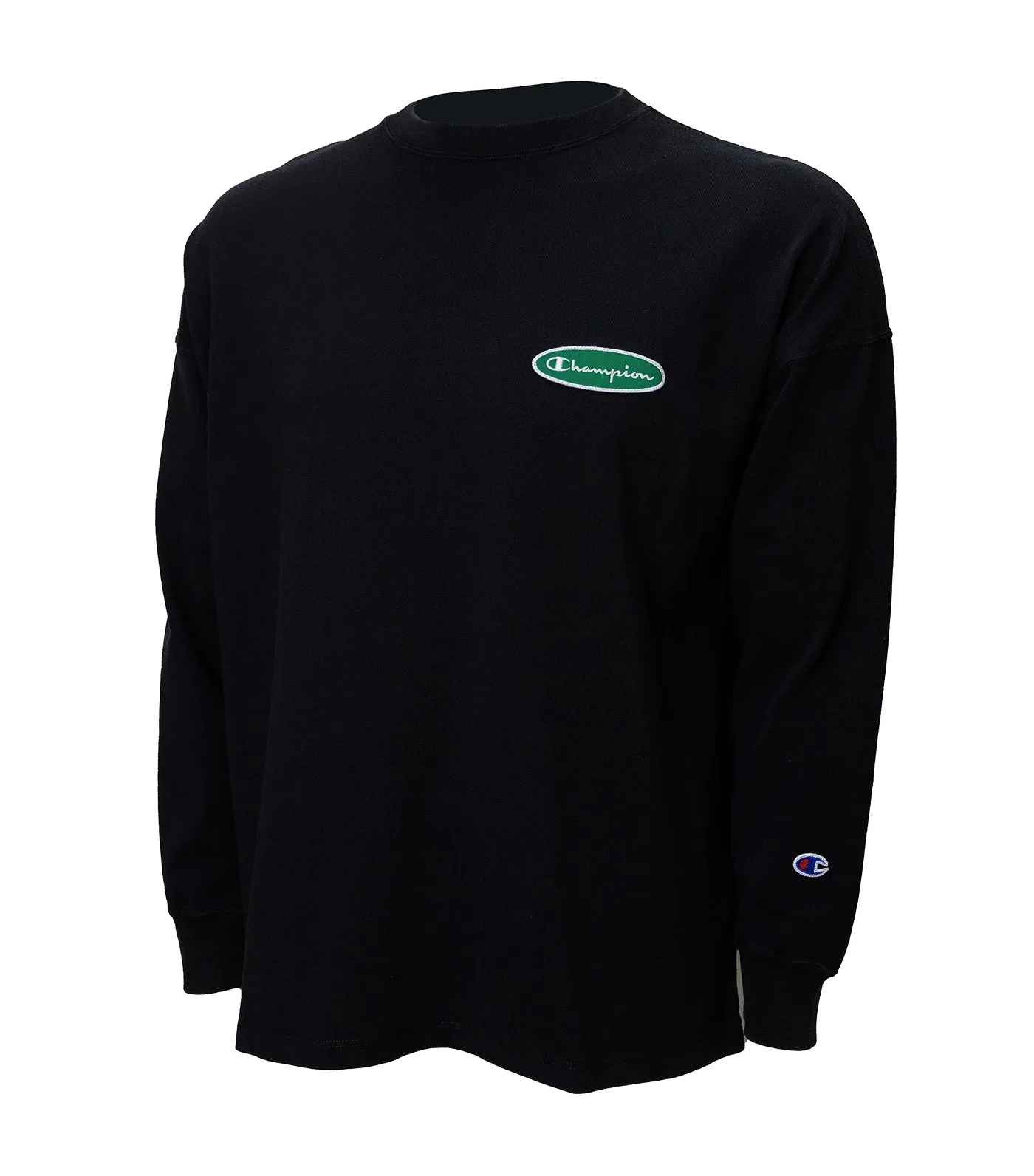 Japan Line Long-Sleeved T-Shirt Patch Black