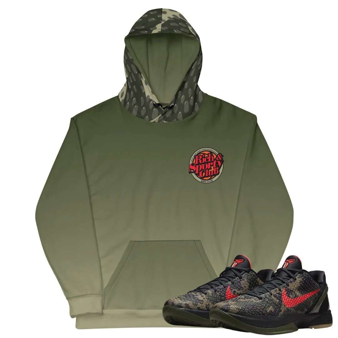 Kobe 6 Italian Camo Rich Sporty Hoodie