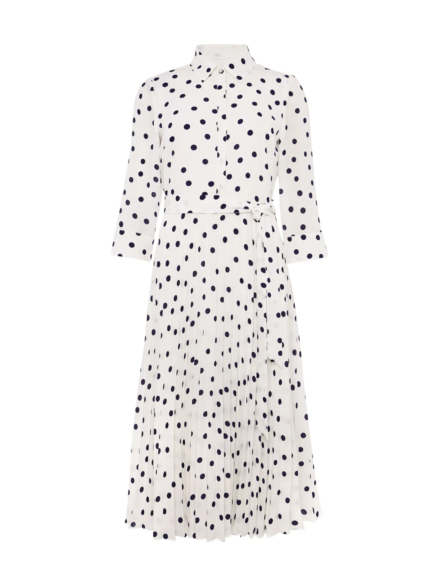 Leona Spot Midi Dress