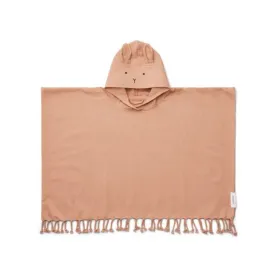 Liewood Otis poncho Rabbit tuscany rose