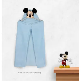 Mickey Coral Fleece Blanket Hood