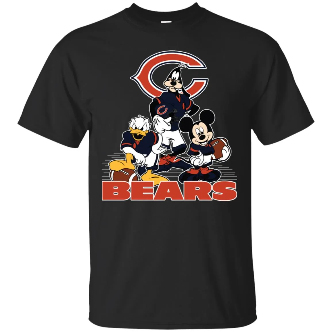 Mickey Mouse Chicago Bears American Football Nfl Sports Shirt