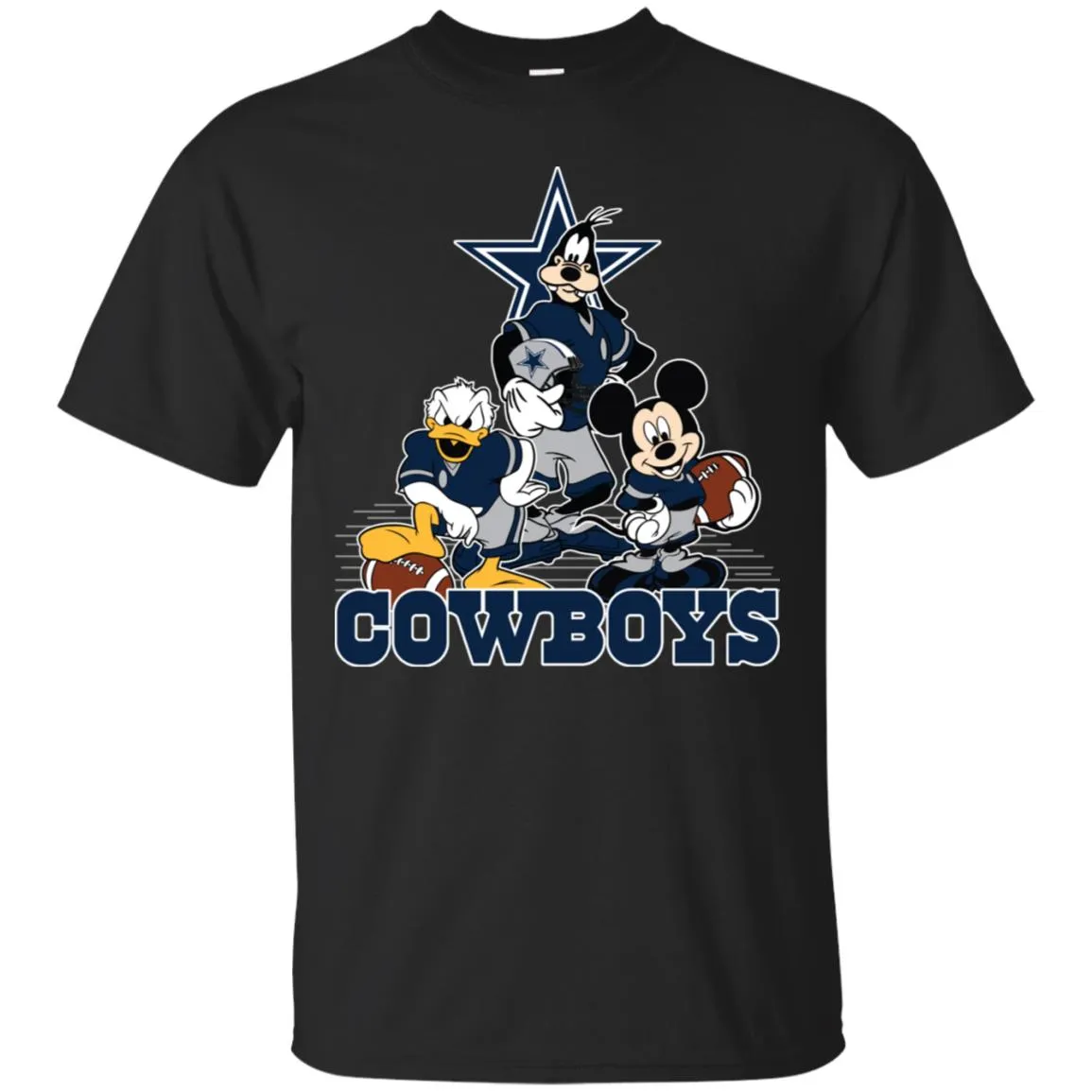 Mickey Mouse Dallas Cowboys American Football Nfl Sports Shirt