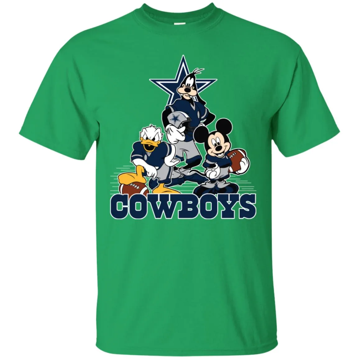 Mickey Mouse Dallas Cowboys American Football Nfl Sports Shirt