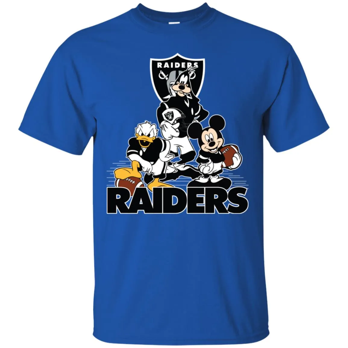 Mickey Mouse Oakland Raiders American Football Nfl Sports Shirt