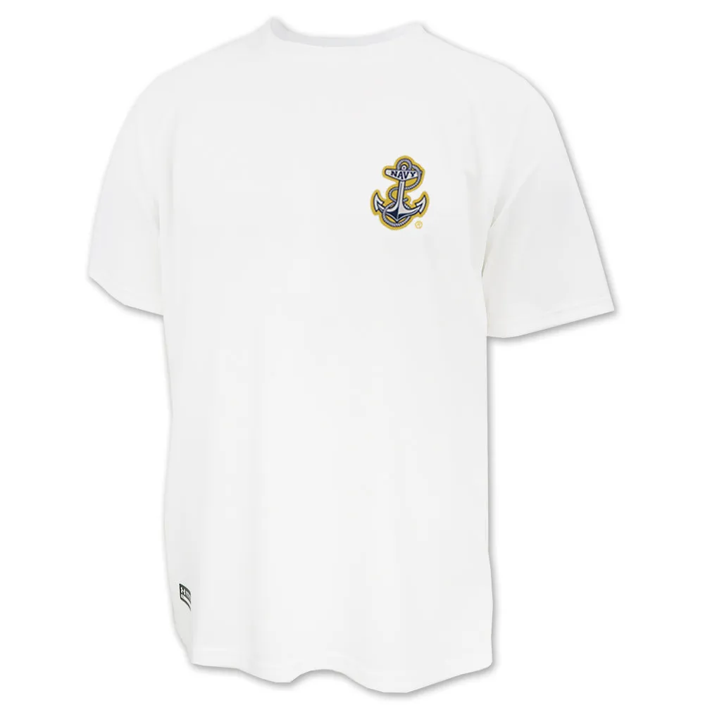 Navy Under Armour Mens Tactical Tech T-Shirt