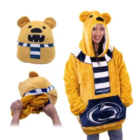 Penn State Nittany Lion Adult Snugible | Blanket Hoodie & Pillow