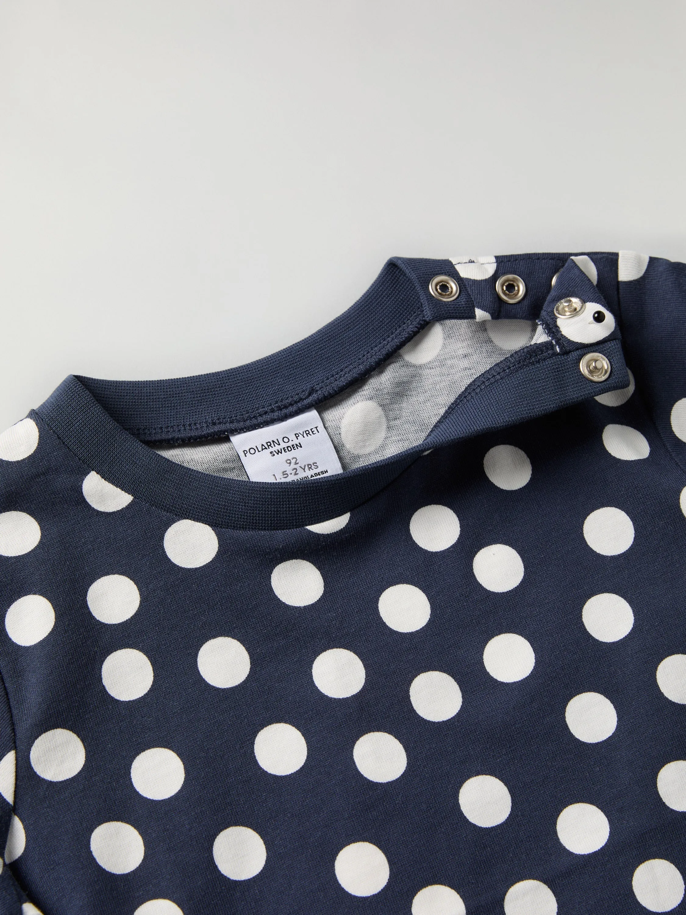 Polka Dot Print Kids T-Shirt