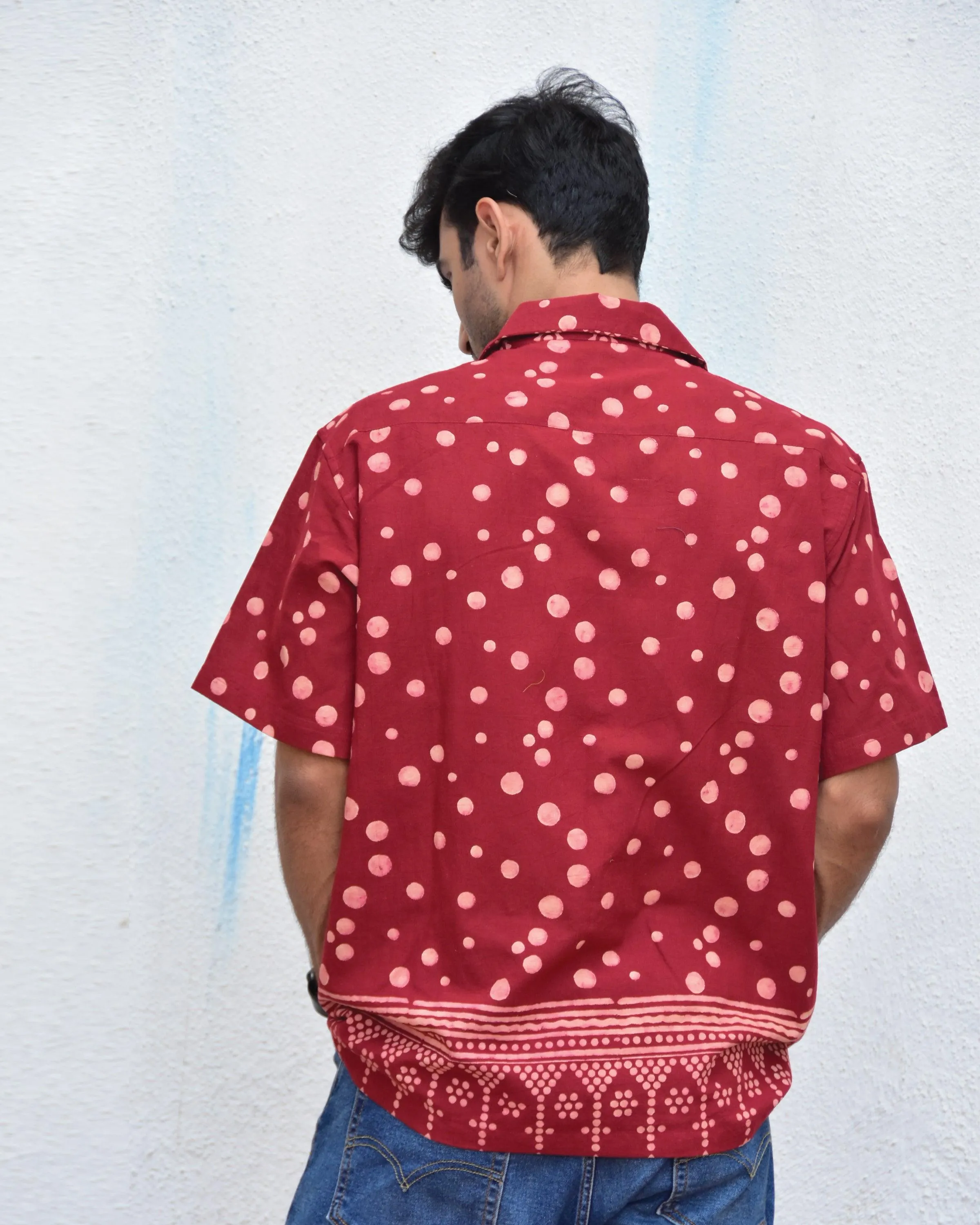 Polka Fun Handblockprinted Pure Cotton Shirt