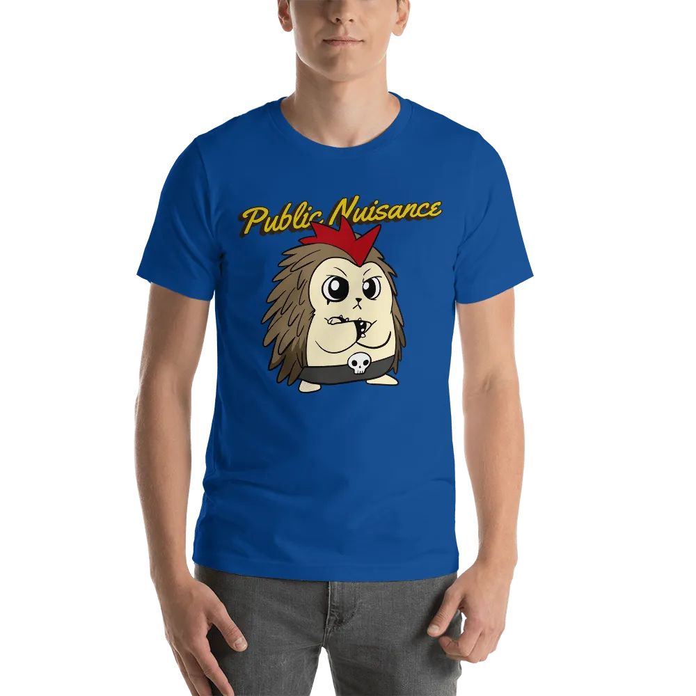 Public Nuisance Angry Libertarian Cartoon Porcupine T-Shirt