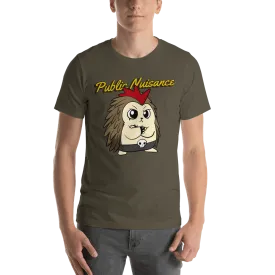 Public Nuisance Angry Libertarian Cartoon Porcupine T-Shirt