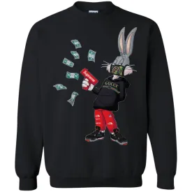 Rabbit Gucci T-shirt Crewneck Pullover Sweatshirt