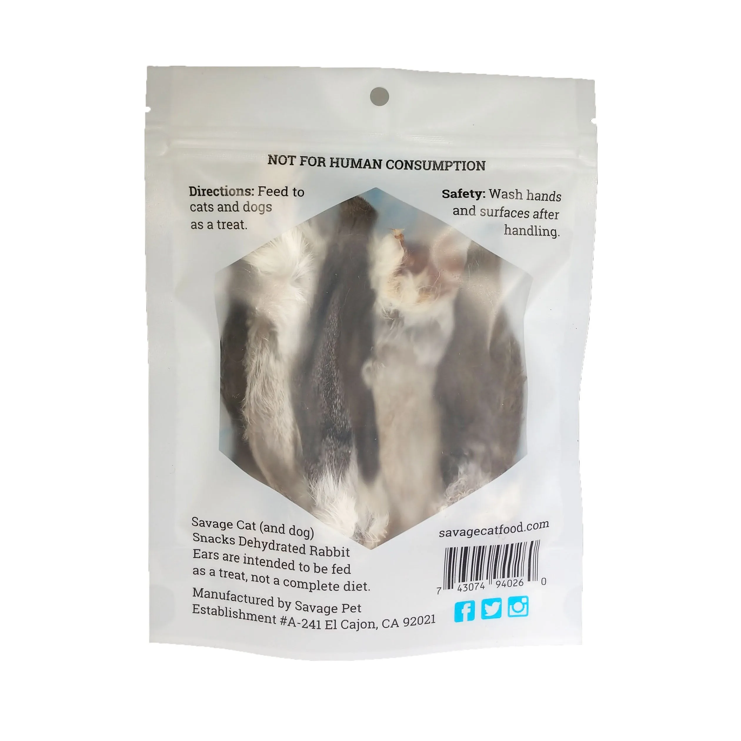 Savage Cat/Dog Rabbit Ear 1 oz.