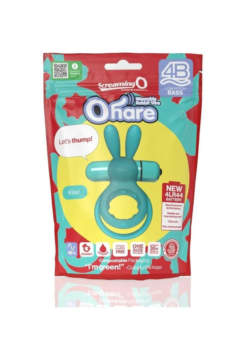 Screaming O 4b Ohare Vibrating Cock Ring