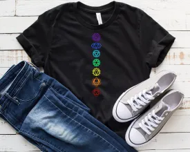 seven Chakras, Chakra T-Shirt, Meditation Shirt, Yoga Shirt, Yoga Lover Gift, Yoga Gift, Spiritual Shirt, Chakra Affirmation