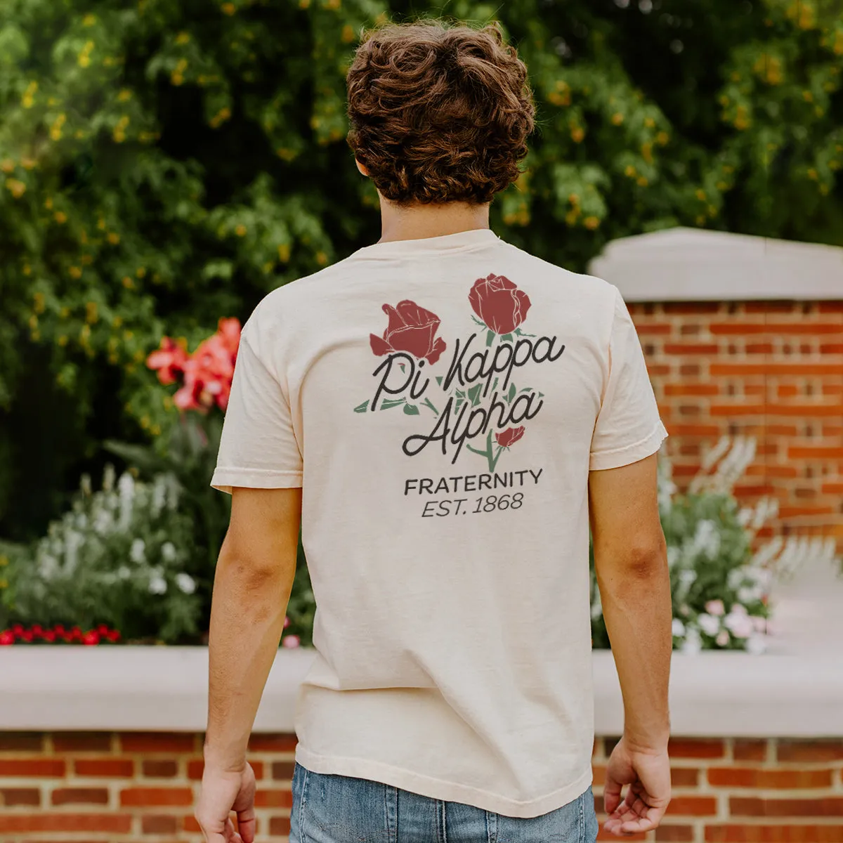 SigEp Comfort Colors Rosebud Ivory Short Sleeve Tee